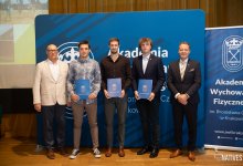 Spotkanie Władz Uczelni z medalistami AMP 2022